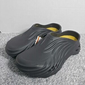 Crocs Echo Wave Clogs Men's Size 10 Black Sand Slip-On Shoes 210521-0LD NEW